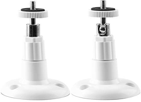 OOTSR (2 Stück) Sicherheitskamera Wandhalterung für Innen/Auß enmontage, verstellbare Halterung Kamera Deckenhalterung für Arlo, Arlo Pro und andere kompatible Modelle (Weiß)