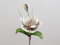ITRR Deko-Zweig Kunstblume Magnolienzweig grau - Weiss; ca. 42cm