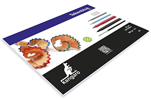 Zeichenblock Kangaro 210x297mm 200 gr 20 Blatt