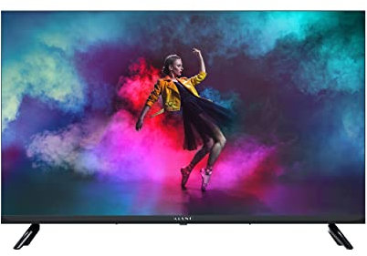 KIANO Smart TV 32 Elegance – HD Ready (1366×768), schermo DLED senza cornice – Netflix, YouTube, Prime Video – Triplo tuner DVB-T2/S2/C – Bluetooth, USB-Recording – 3 HDMI, 2 USB – Nero