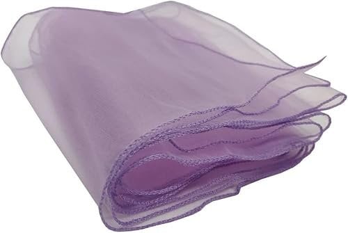 Organza Lilac Chair Bows Chair Tie Sash Wider Sashes Fuller Bow Party Decoration (Lilac, 50 PCS)