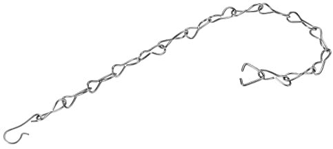sourcing map Toilet Flapper Chain, 22cm Toilet Handle Lever Lift Flush Replacement, 304 Stainless Steel Pack of 2