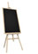 ALLboards Kreidetafel 70×50 cm mit Buchenholzrahmen + Staffelei holz groß 145 cm Leinwand Ständer Staffeleien für Maler fur Kinder - Malerei/Outdoor/Studio