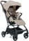 my junior® Buggy PICO³ | bis 22kg | Einhand AutoFold-Klappmechanismus | Ergonomische Liegeposition nach IGR e.V. | großes Sonnenverdeck UV50+ | Handgepäckmaß | 2 Belüftungsfenster - Chai Latte