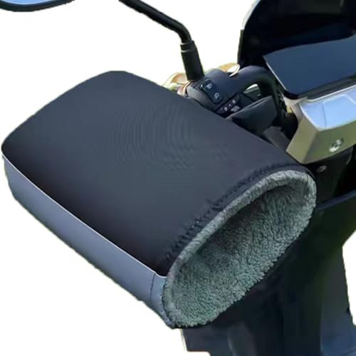 GizellMG Gants de Moto Moufles Universelles pour Guidon de Moto Manchon Protège-Main Housse Coupe-Vent Imperméable Mains au Chaud pour Conduire en Hiver Taille Unique