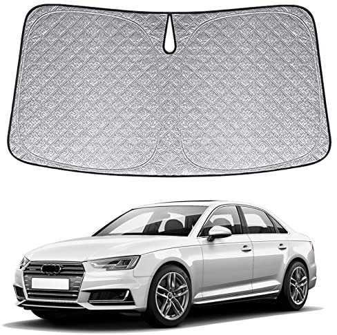 Parasol para Coche New A4 2016-2024, protección Solar del Parabrisas, Plegable, protección Solar contra Rayos UV, decoración del Coche