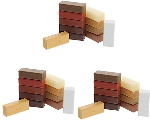 DOITOOL 3sets Wood Floor Scratch Repair Filler for Laminate Vinyl Plank Flooring Easy to Use for Countertop Damage Screw Filling