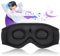 LC-dolida 3D Schlafmaske mit Kopfhörer Bluetooth Schlafmaske Seitenschläfer Augenmaske Sleep Headphone für Reisen, Meditation, Geschenke, Gadgets für Männer und Frauen-Schwarz