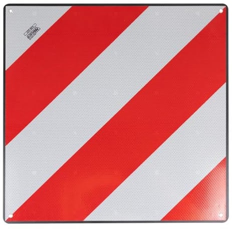 OC-PRO - Placa de advertencia, reflector HOMOGADO V20 para portavelo/motocicleta