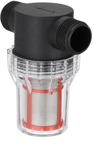 PATIKIL 1 Inch Male In-Line Strainer with 200 Mesh Stainless Steel Filter Screen Water Pump Filter for Garden Irrigation Pressure Washer Inlet