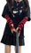 Pangogogo Punk Gothic Rock Striped Arm Warmers Y2k & EMO Accessories, Red, 38*8cm/15*3inch