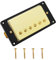 OTOTEC Micros Humbucker à Double Bobinage pour Guitare électrique avec Manche de 50 Mm Compatible avec LP Style Compatible avec Gibson Les Paul avec Vis