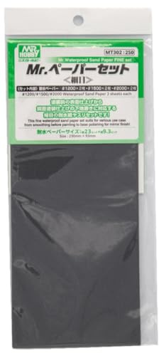GSI Creos MT302 G Tools Mr. Paper Set, fein (Nr. 1200x2, 1500x2, 2000x2) Hobby Tools