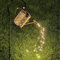 BEPER P207ILO002 Solare dekorative Garten- und Terrassenlampe, Kaskadenbeleuchtung mit 36 LED-Mini-Lichtern, 80 cm Stab mit Doppelzapfen, rostfrei, wiederaufladbar, IP44