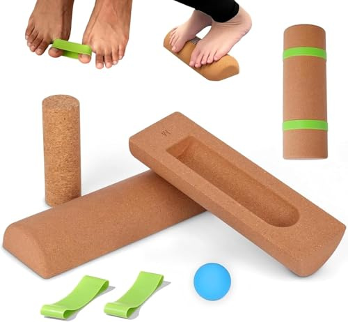 SIDUISDH Kork Halbkugel Balance Board, 30cm Durchmesser 10cm für Yoga, Reha, Fitness & Boardsport