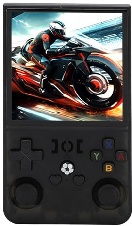 Alomejor Console di Gioco Portatile con Schermo IPS da 4 Pollici con Emulatori Multipli per Appassionati di Giochi - ABS Dimensioni Schermo: 4 Pollici IPS (64GB)