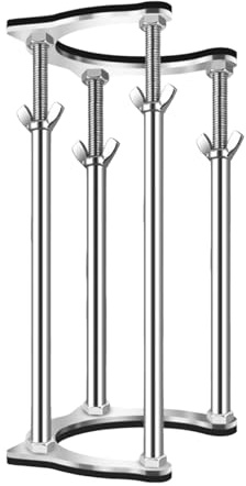 BLWOTMOR Kit de Soporte para Fregadero con Patas Ajustables, Soporte de Reparación, Soporte para Montaje Bajo Encimera con Tornillo Y Base Reforzada Extensible, 53cm a 63cm