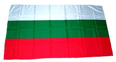 Fahne/Stockflagge Bulgarien 30 x 45 cm Flagge