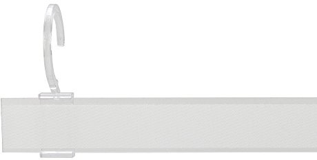 Liedeco Paneelwagen Kunsstoff, Länge 60 cm, für Gardinenstangen ab Durchmesser 20 mm