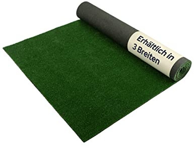 Primaflor Rasenteppich SPRING 7mm - SPRING, Grün, 2,00m x 3,00m, robuster Kunstrasen für Balkon & Terrasse | UV-stabilisiert, wasserdurchlässig & wetterfest | pflegeleichter Outdoor Bodenbelag