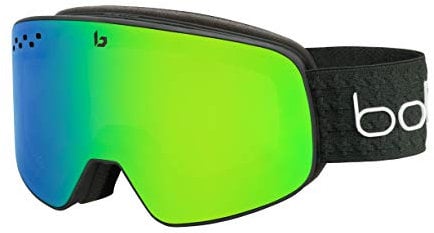 Bollé - Nevada, Forest Matte, Green Emerald Cat 2, Medium-Large, Snow Goggles, Unisex, Adult