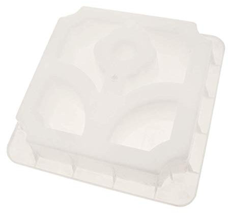 Tubayia Pflasterform Gehweg Schablonen Betonpflaster Gehwegplatte Gießform für Garten, Platz