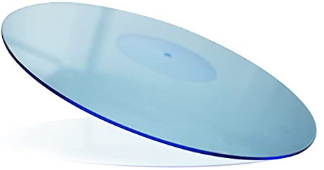 Acryl-Plattenspieler-Matte, Vinyl-Slipmat für 30,5 cm (12 Zoll) LP-Spieler, reduziert Lärm und verbessert die Klangqualität und bietet engere Bass-antistatische Plattenspieler-Matte.
