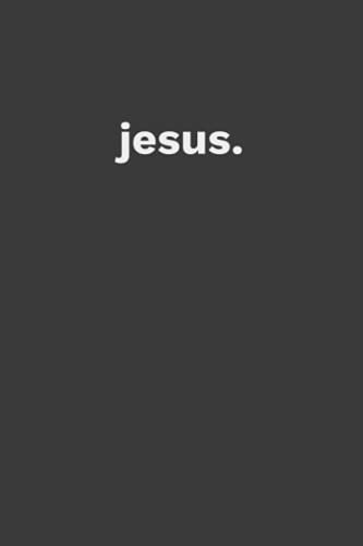 Bible Study Focus Notes | Jesus: minimalist journal | 6x9 | 100 pages | perfect for travel or at-home, contemplation and biblical studies