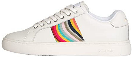 Paul Smith Damen-Schuh Lapin White Swirl Sneaker, Weiss/opulenter Garten, 38 EU