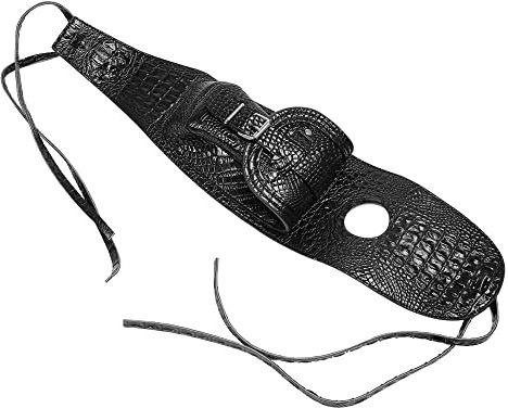 DELLEN Motorradteile Krokodilleder Tank Chap Cover Panel Pad Bib Bra Tasche for Harley for Davidson 883 1200 XL Sportster