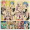 xze Anime Re Zero Poster, Raumdekoration, Leinwand, ästhetisches Poster, Druck, Wandkunst, Dekoration, Poster, 30 x 30 cm, ungerahmt