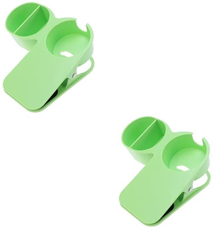 Cabilock 2st Seitlicher Halteclip Für Den Schreibtisch Tisch Getränkehalter Tischständer Für Flaschenbecher Clip Für Kaffeetassenhalter Tischseite Auto Cup Rack-Clip Lagerung Büro