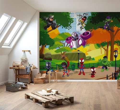 Komar Marvel - Papier peint photo non tissé - Motif chasse - 300 x 250 cm - Pour chambre d'enfant