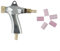 Pistola sabbiatrice ad aria con ugelli in ceramica per sabbiatura armadio sabbiatrice parti (A)
