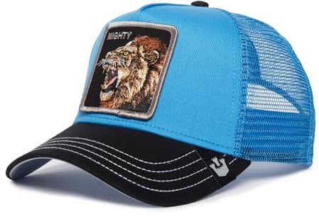 Goorin Bros. Trucker Cap Lion Fan Blau Schwarz, Size:OneSize