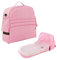 Mingchengheng Faltbares Baby-Reisebett - Rosa Baby-Reisebett mit Moskitonetz und Markise, tragbares Reisebett-Zelt, für Picknicks, Autofahrten, Urlaub, Familienbesuche,95 x 40 x 45 cm