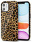 Svanove Cheetah Print Phone Case for iPhone 11 Case Girly Trendy Leopard Pattern, Retro Cool Animal Print, Luxury Cute Case for Women, Aesthetic Y2k Hard Shell Plastic, Brown Fall