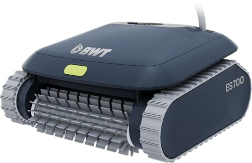 BWT ES 700 Poolroboter mit Kabel | reinigt Boden, Wand und Wasserlinie | 14m Kabellänge, 5,75kg Gewicht, 2h Reinigungsdauer, Pool Oberflächenabsauger