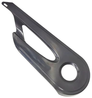 Plastic Chain Cover for Electric Bike 20 Inch 24 Inch 26 Inch Half Sheathed Chain Cover Design with Mounting Holder Easy to Install Black