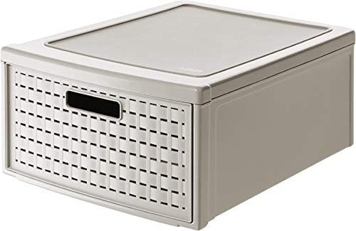Rotho Country Schubladenbox 19.2l, Kunststoff, beige