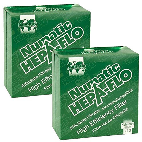 Lot de 20 sacs Hepa-Flo pour aspirateur Numatic George GVE370