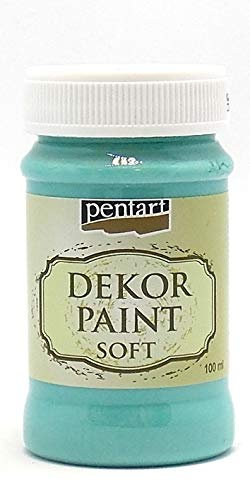 Zita's Creative Dekor Paint Chalky matt 100ml - türkis blau. Kreidefarbe, Vintagefarbe, Mattfarbe, Bastelfarbe
