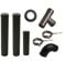 kit tubi stufa a pellet canna fumaria dn 80 tubo acciaio smaltato nero 600 CE Made in Italy porcellanata MD0A