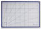 große Artoz Schneide-Matte DIN A3, faltbar auf DIN A4 - platzsparend - Modellbau Bastel-Werkzeug cutting board mit Lineal und Winkelangaben Schneide-Unterlage für Rollschneider geeignet