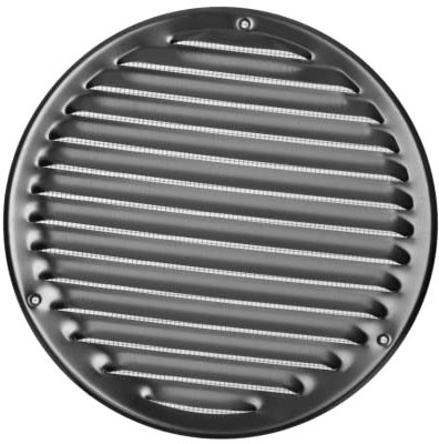 Ø 200mm Lüftungsgitter Aluminium Abluftgitter mit Insektenschutz Abluft Zuluft Metall Gitter
