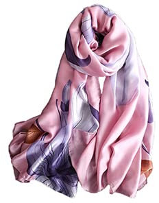 FAIRYGATE Frauen Seidenschal Elegante Leichte Lange 100% Seidenschal Anti Allergie Tuch Sonnenschutz 79012