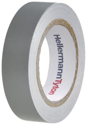 HellermannTyton - Set Von 10 Isolierbändern 10m 15mm Grau