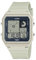 Casio POP Bio-Based Renewable Band LED Backlight Daily Alarm Digital Watch LF20W-8A, Beige, Digital