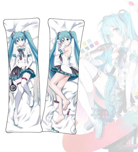 Anime Kissenbezüge Hatsune Miku Anime Körper Kissen Dakimakura doppelseitiger Körperkissenbezug