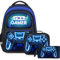 Fitvc School Backpack for Boys - 3pcs Gamer Boys Backpack with Lunch Box Set for Kids Teens Elementary Middle School - 17″ Video Game Bookbag Travel Back Pack for Age 6-18